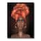 Designart - African American Woman with Turban V - Modern Canvas Wall Art Print